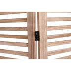Divisorio a 4 pannelli pieghevole, colore legno naturale, monofacciale, uso individuale