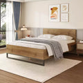 The Misty Moon 82.2 X 62.2 Queen Size Pine Wood Bed Frame For Bedroom