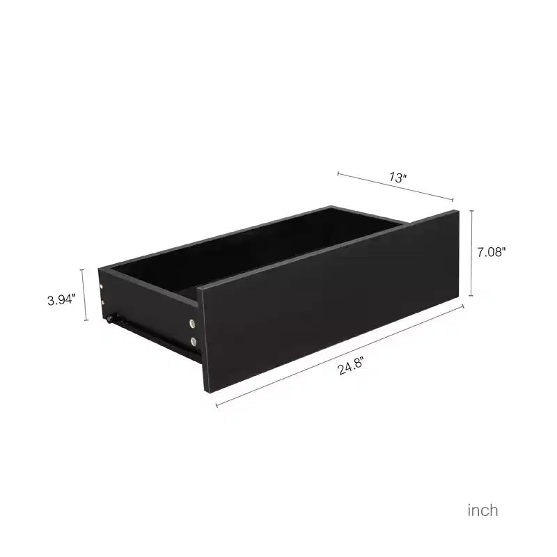 Cassettiera bianca a 6 cassetti con illuminazione a LED, singola