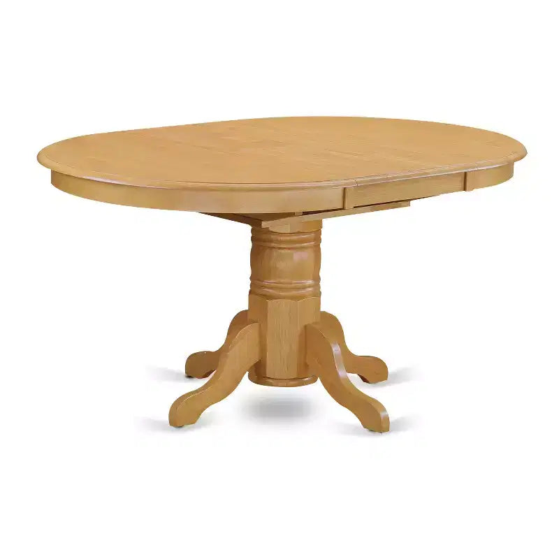 Set tavolo da pranzo allungabile ovale in rovere, legno e lino, 4 posti, 5 pezzi