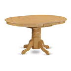 Set tavolo da pranzo allungabile ovale in rovere, legno e lino, 4 posti, 5 pezzi