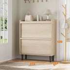 Bianco antico / Nero / Grigio / Legno naturale | Scarpiera a ribalta | Contiene fino a 24 paia | Per nuclei familiari di 1–2 persone