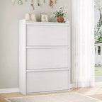 Bianco antico / Nero / Grigio / Legno naturale | Scarpiera a ribalta | Contiene fino a 24 paia | Per nuclei familiari di 1–2 persone