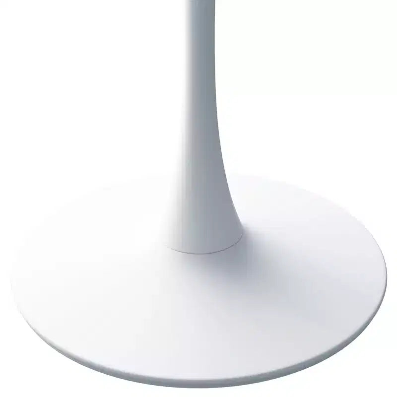 Tavolino ottagonale in marmo nero / bianco / marmo bianco, stile piedistallo di metà secolo, singolo, 80 cm