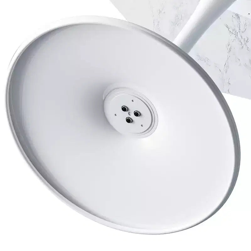 Tavolino ottagonale in marmo nero / bianco / marmo bianco, stile piedistallo di metà secolo, singolo, 80 cm