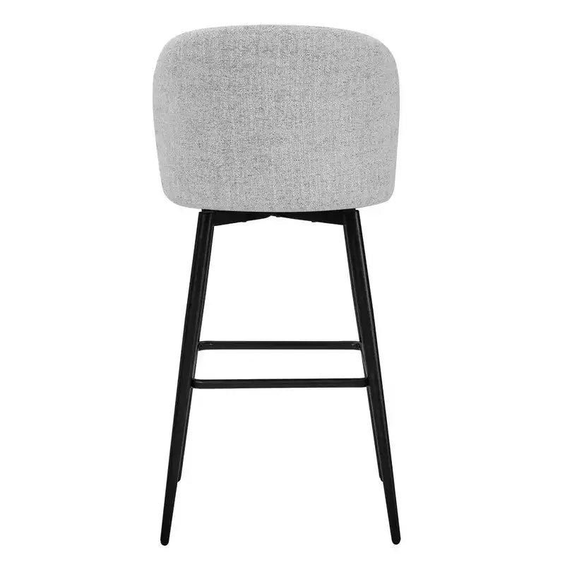 Sgabello da bancone girevole, tessuto/similpelle, set da 2, 1 posto ciascuno