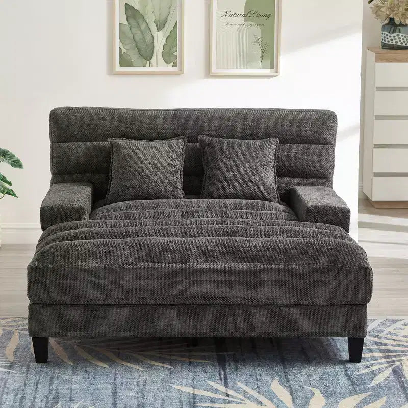 Chaise longue trasformabile a 2 posti Beige / Verde / Grigio / Rosa con luce LED