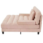Chaise longue trasformabile a 2 posti Beige / Verde / Grigio / Rosa con luce LED
