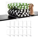 Divisori per Scaffali in Acrilico Trasparente con Clip, Utente Singolo, 30x20 cm
