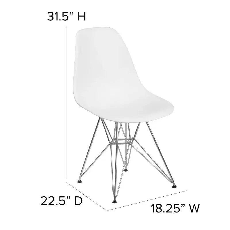 Poltroncina accentata modellata grigio muschio / bianca con base cromata, 1 posto