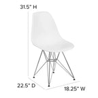 Poltroncina accentata modellata grigio muschio / bianca con base cromata, 1 posto
