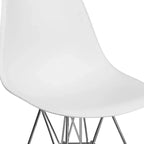Poltroncina accentata modellata grigio muschio / bianca con base cromata, 1 posto